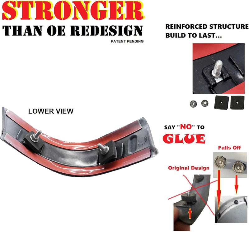 Advance Ignition Technology ADVANCE IGNITION Upgraded Roof Molding (Regular Cab & Crew Cab) Compatible with Ford 2008-2016 F-250 F-350 F-450 F-550 Super Duty Non Painted 2PCS - Image 2